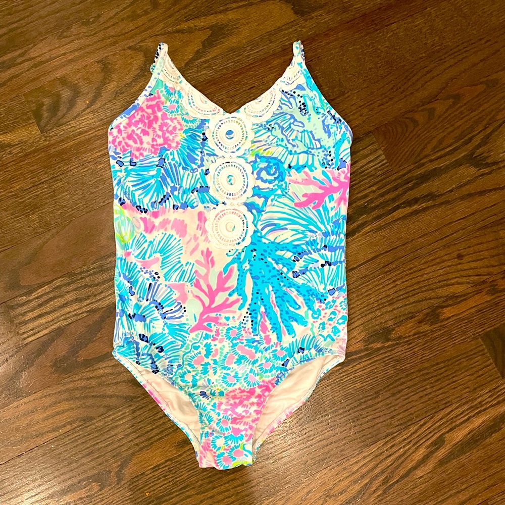 Girls Lilly Pulitzer One Piece Swimsuit.
